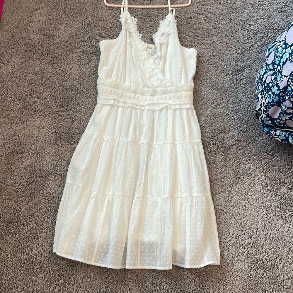 White lace dress